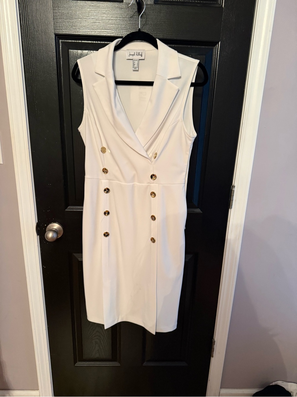 NWT Joseph Ribkoff Vanilla Double Breasted Blazer Dress Size 10